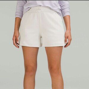 Lululemon Softstreme High-Rise Short 4" White Opal